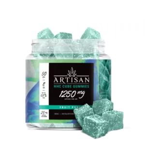 Artisan HHC THC Cube Gummies - Fruit Punch - 1250MG